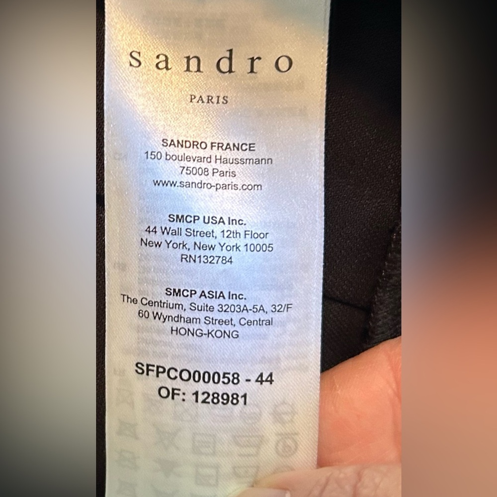 🎉 Host Pick 🎉 Sandro Paris Black Jumpsuit with Gold Button Detail - Picture 8 of 12